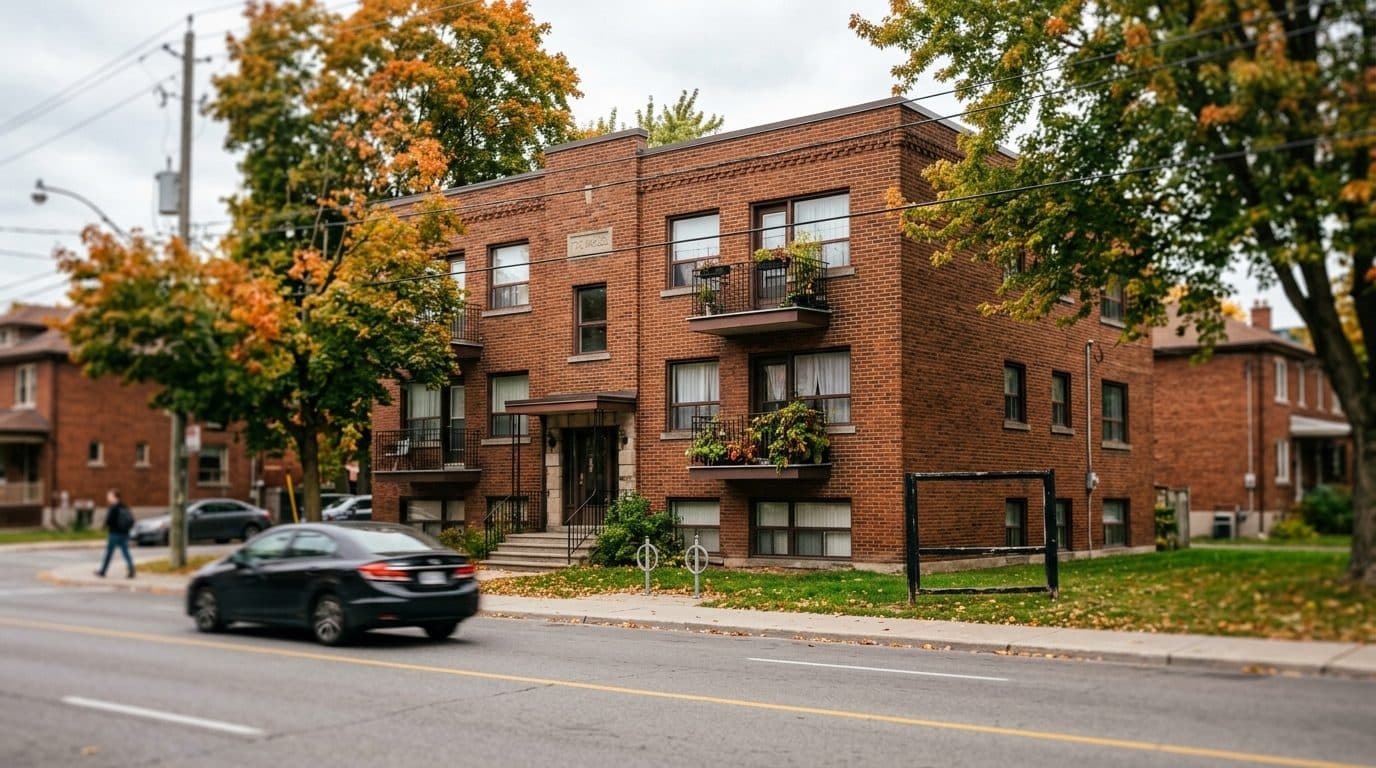 An Ontario residential street of the kind an investor evaluates — in Oakville, the tenant decides which street is the right one.